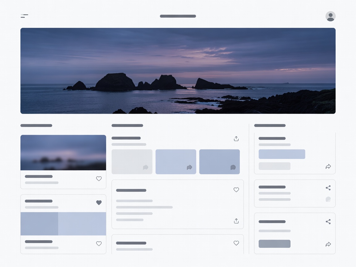 Mobile app interface design showing interactive elements