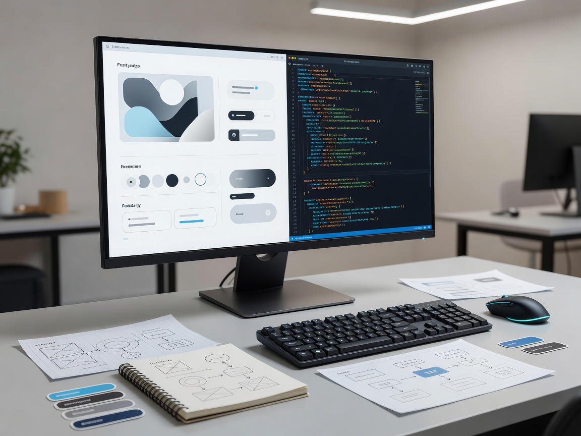 UI design and front end code
